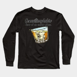 Fear of An Empty (Bourbon) Glass Long Sleeve T-Shirt